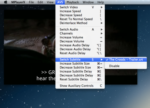 media player with subtitles rated