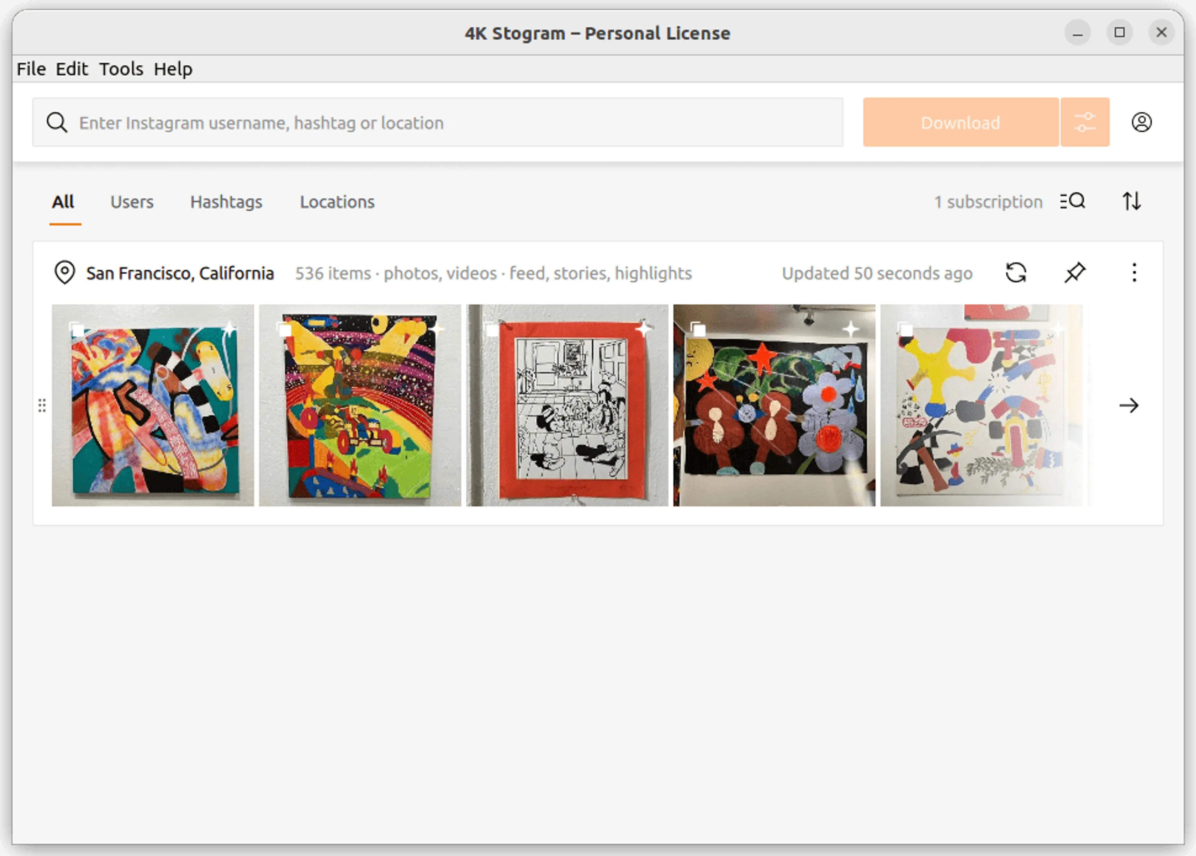 Load of Instagram photos 4k Stogram