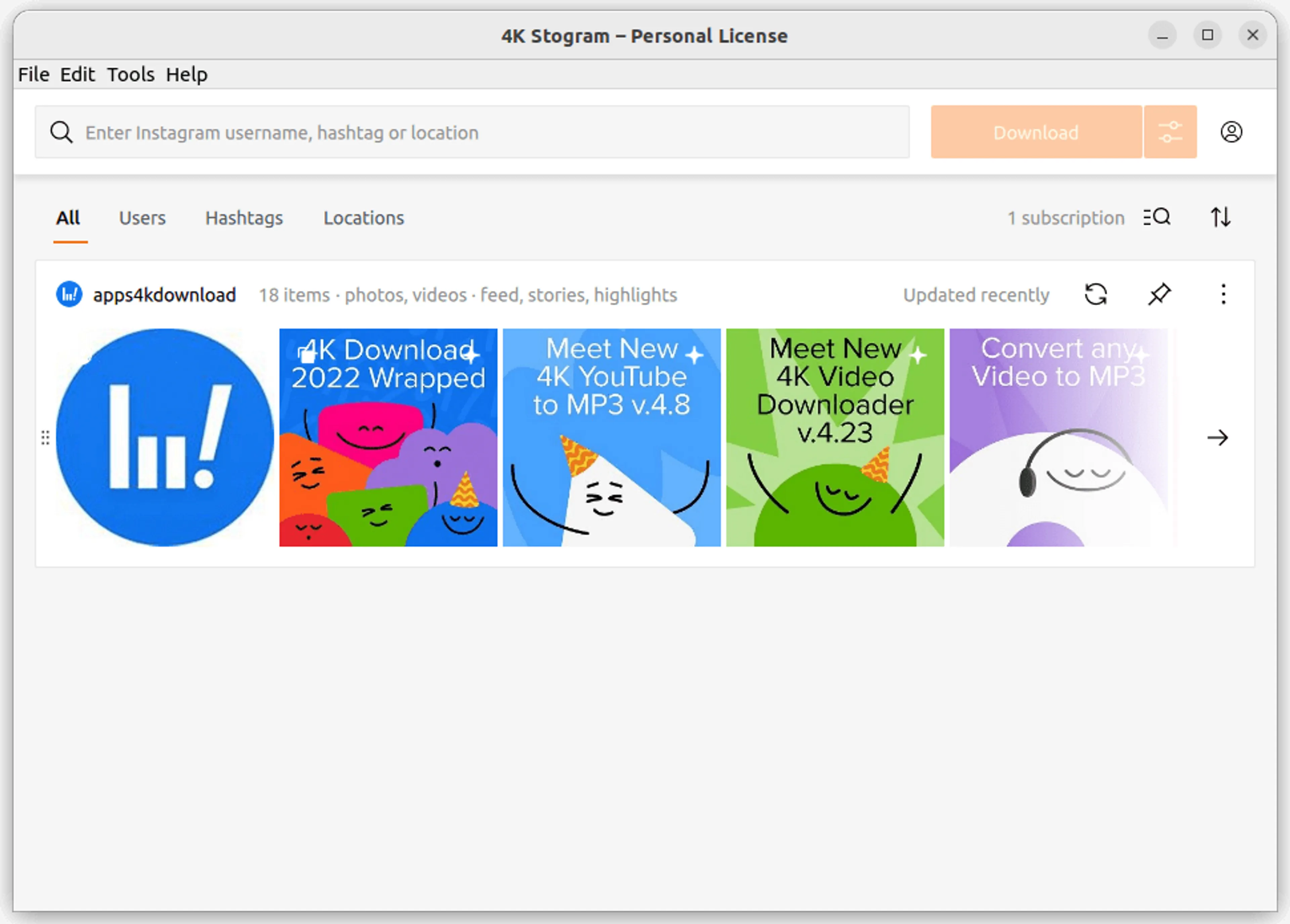 Load of Instagram photos 4k Stogram