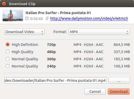 how to download dailymotion video with 4k video downloader