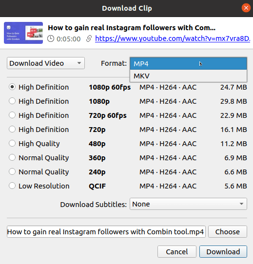 youtube video downloader mp4 4k
