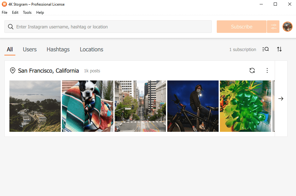 Load of Instagram photos 4k Stogram