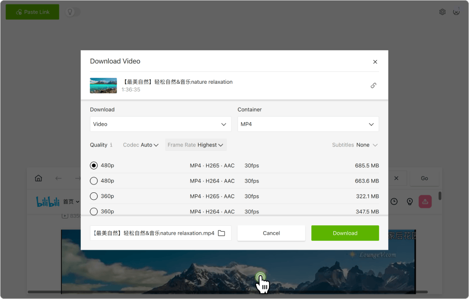 bilibili 4k video downloader