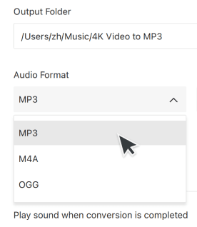4K  to MP3, Free  to MP3 Converter