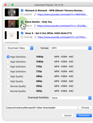 Youtube to gallery converter