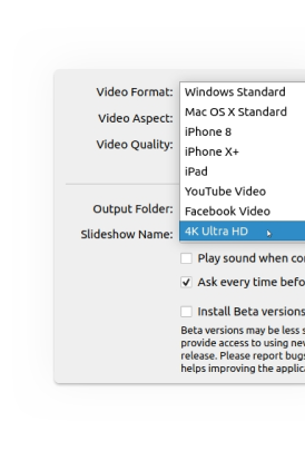 beta exe slideshow software for mac