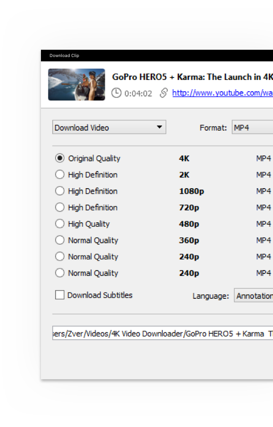 4k video downloader centos