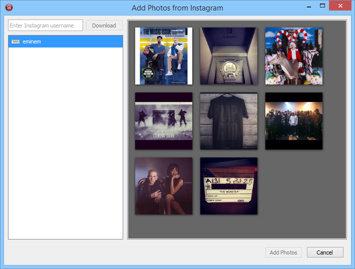 how to browse for mucic to add with photo slideshow on mac